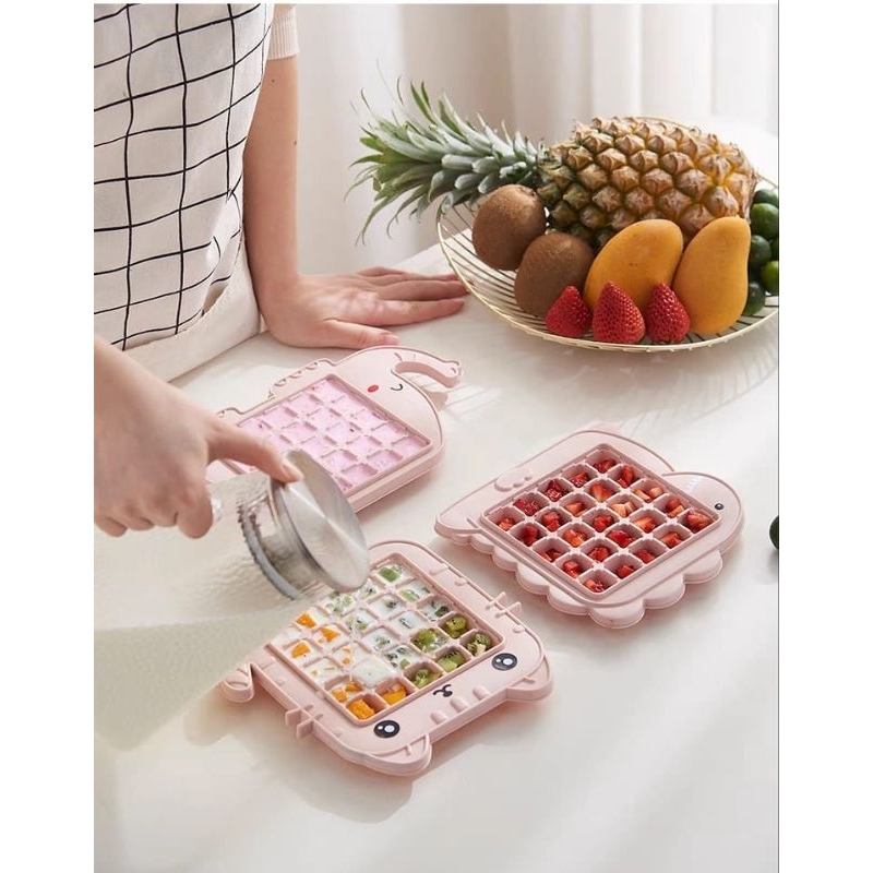 LS Cetakan Es Batu Karakter Animal Lucu Tempat Ice Cube Motif Animal