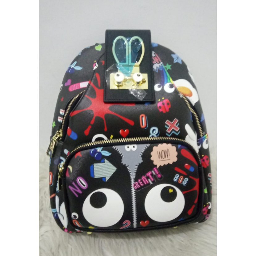 [ORIGINAL 1000%] READY TAS Huer 810 eye theme printed bag