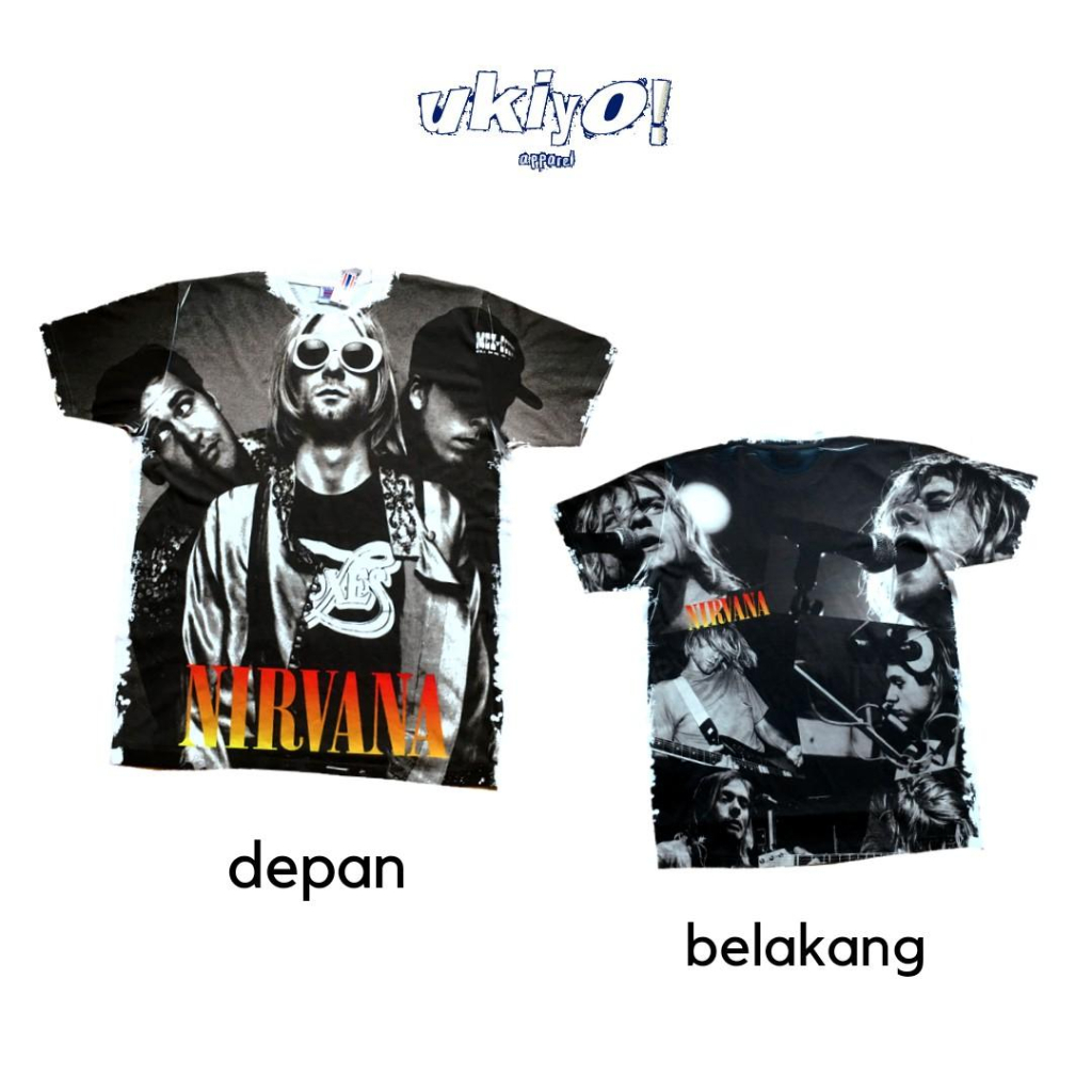 KAOS TAG THAILAND NIRVANA MIX 01 AOP (ALL OF PRINT) | KAOS CARTOON KARTUN ANIME KOMIK COMIC FULLPRIN