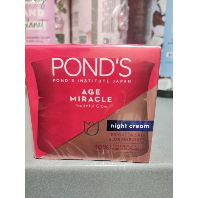 ponds age miracle day cream night cream 50gram