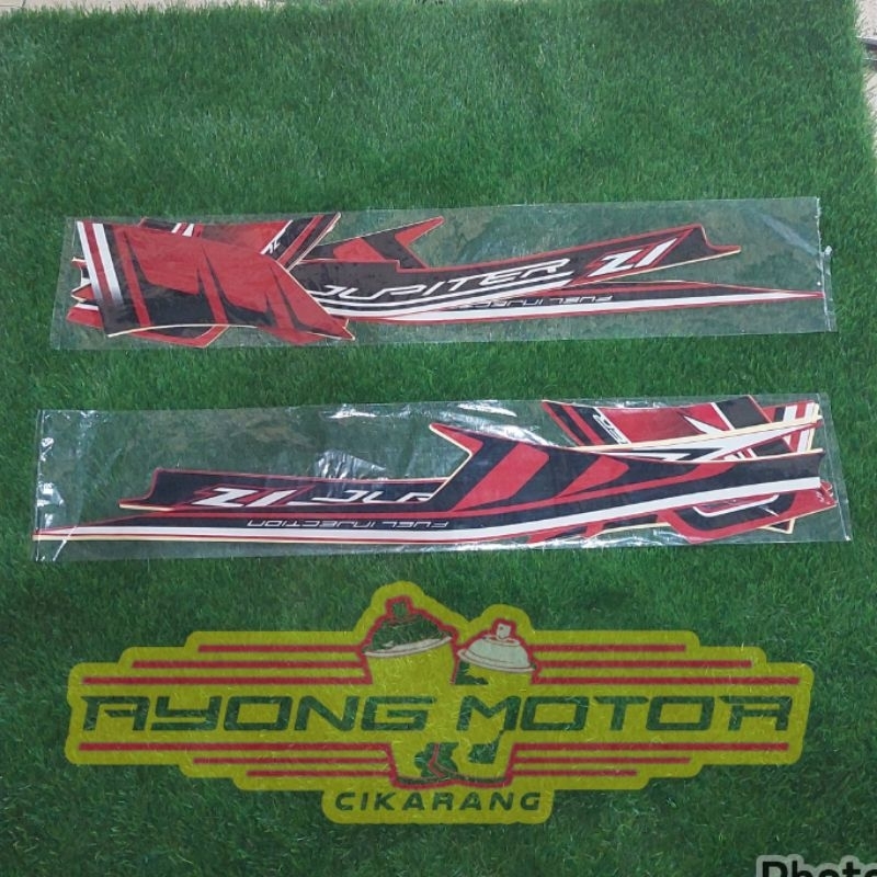 Striping Yamaha Jupiter Z1 2015 Merah Hitam