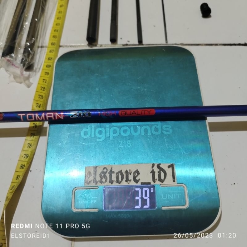 Joran Tegek Cenul Pancing 210 MASTERPOLE, Fukushima TOMAN Magesty 210