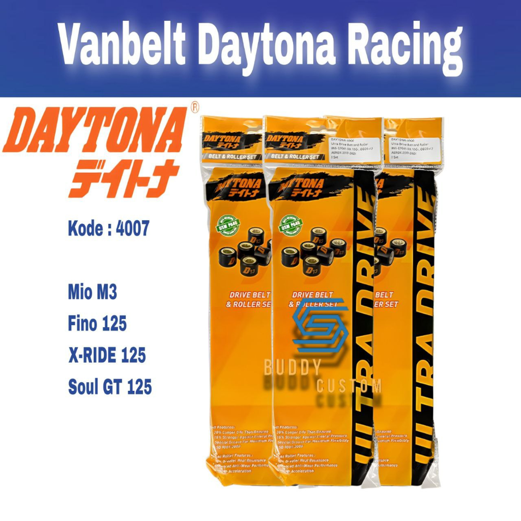 Vanbelt V-beltMio M3 Soul GT Fino Daytona - Vanbelt Daytona Mio M3 Soul GT Fino 125