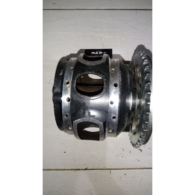 tromol belakang bubut bubutan Tiger Revo tirev original ORI copotan