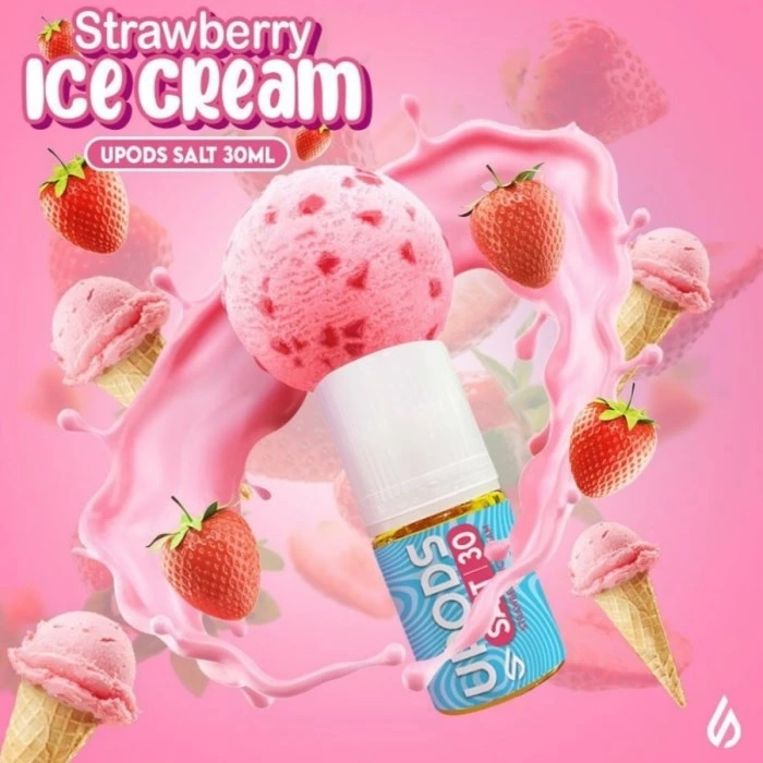 Upods Strawberry Ice Cream 30ML 30MG Saltnic