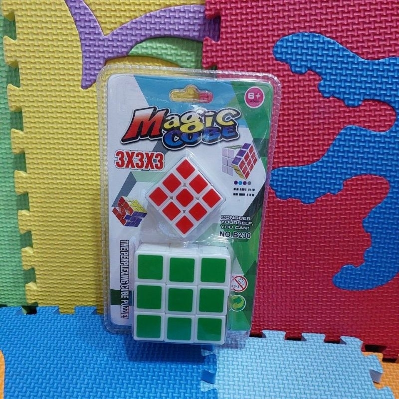 rubik mika isi 2.magic cube.rubik 3x3x3.mainam edukasi