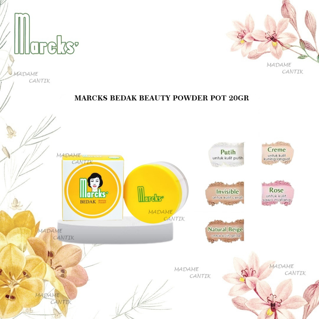 ✿ MADAME ✿ MARCKS ACTIVE BEAUTY POWDER - BEDAK TABUR MARCKS BPOM ORIGINAL