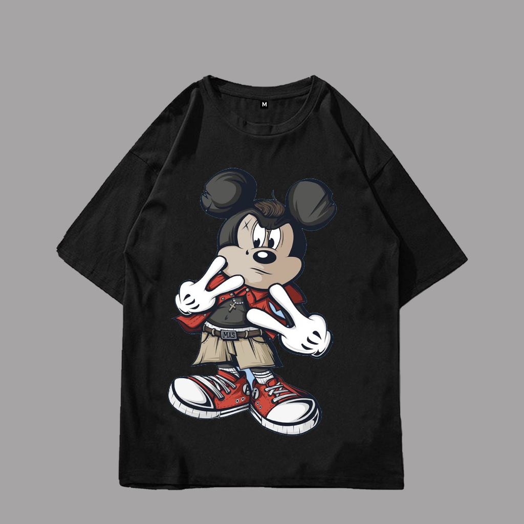 Mickey Mouse kaos Oversize vintage Tee