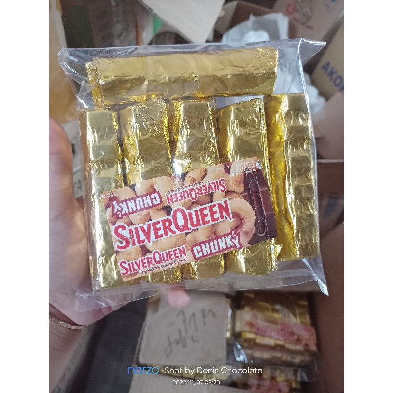 

Silverqueen Chunky Bar Foil isi 10