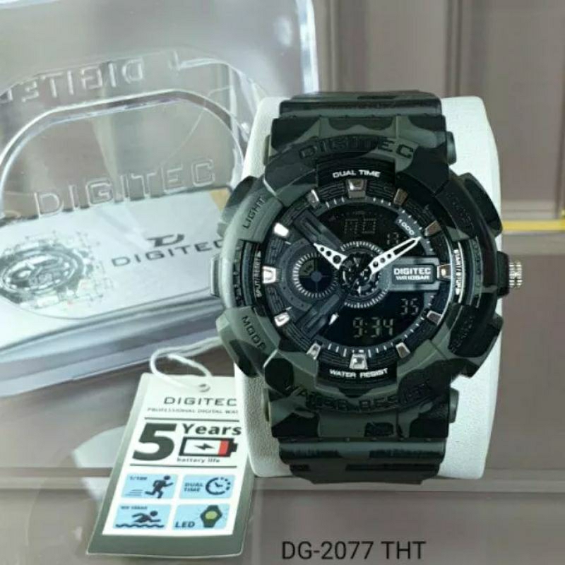 JAM TANGAN DIGITEC DG-2077T ORIGINAL ANTI AIR