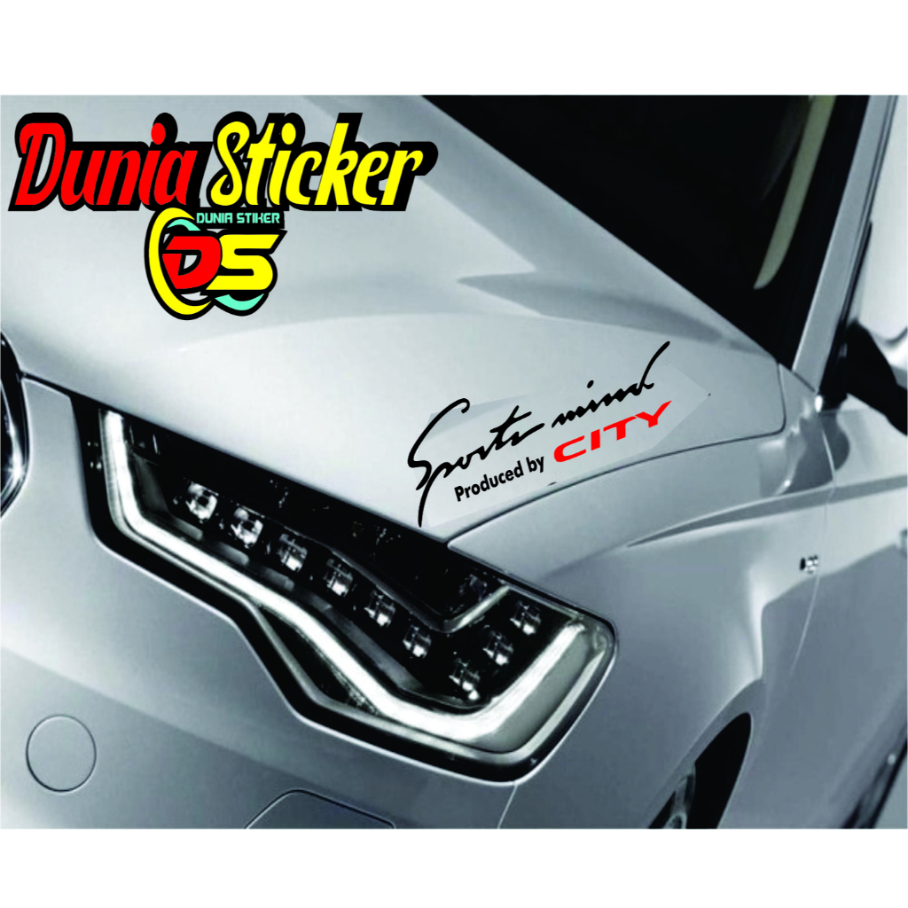 Stiker Variasi Kap Mobil City Stiker Sportmind City Stiker Kap Mobil Honda City