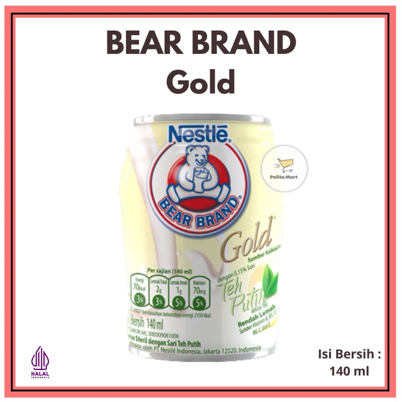 

BEAR BRAND GOLD (White Tea) 140 ml