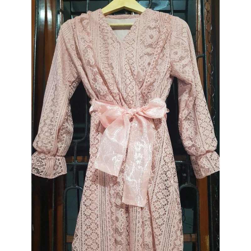 DRESS BRUKAT MALIKA BUSUI FRIENDLY MIX ORGANZA