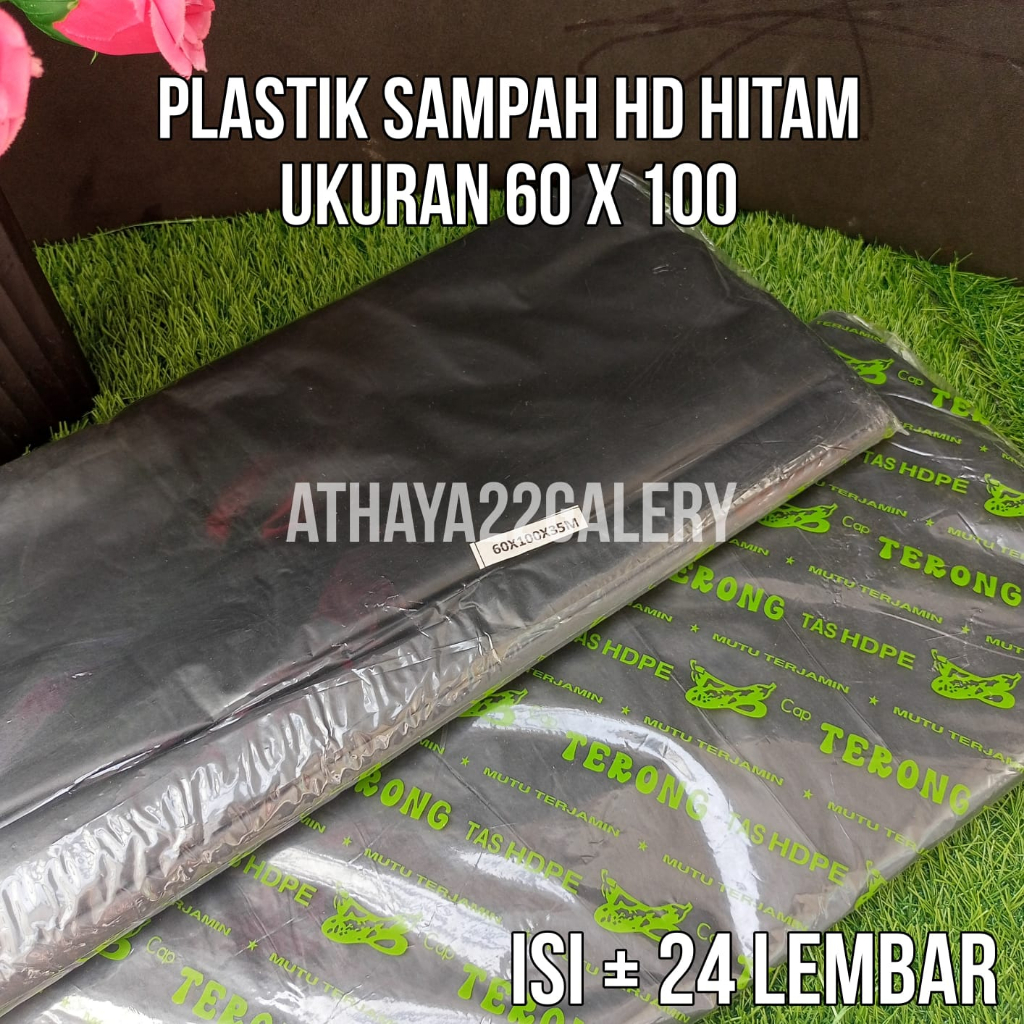 TERMURAH KANTONG SAMPAH PLASTIK SAMPAH HD HITAM UKURAN 60 X 100