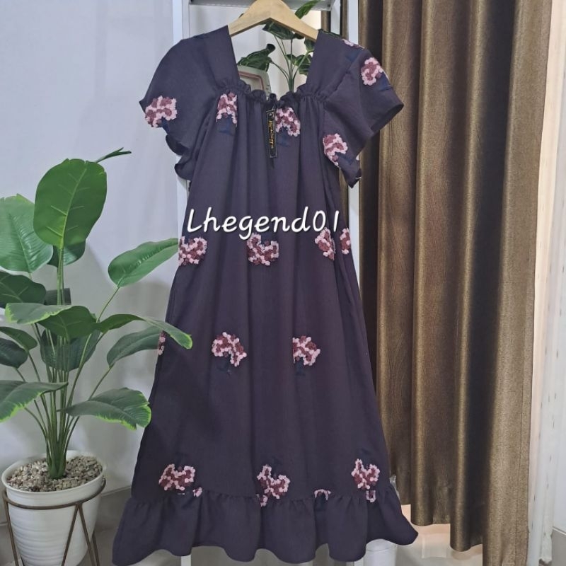 DASTER CRINKLE / LAURA DRES CRINKLE PREMIUM/DASTER CRINKLE AIRFLOW POM POM PREMIUM