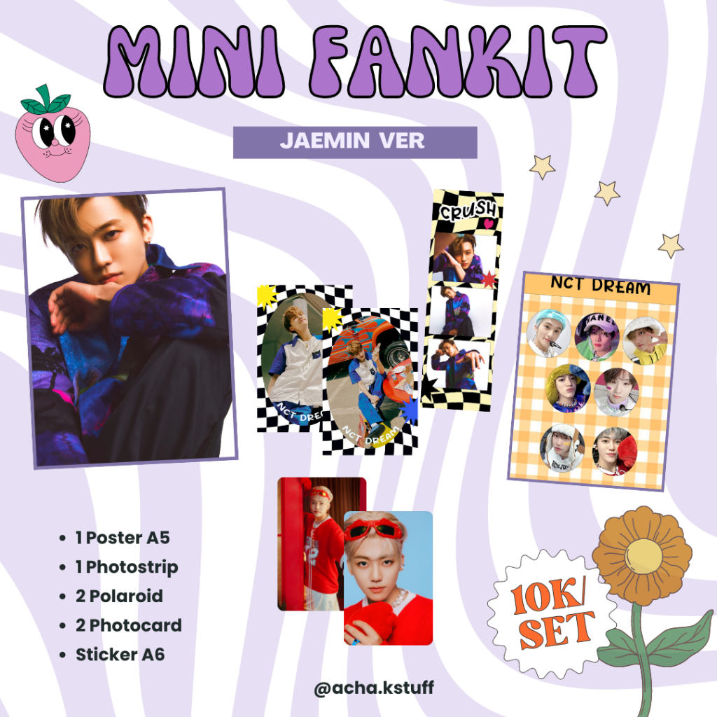 MINI FANKIT KPOP NCT DREAM MURAH / HAMPERS / GIFT BOX KPOP fankit nct murah