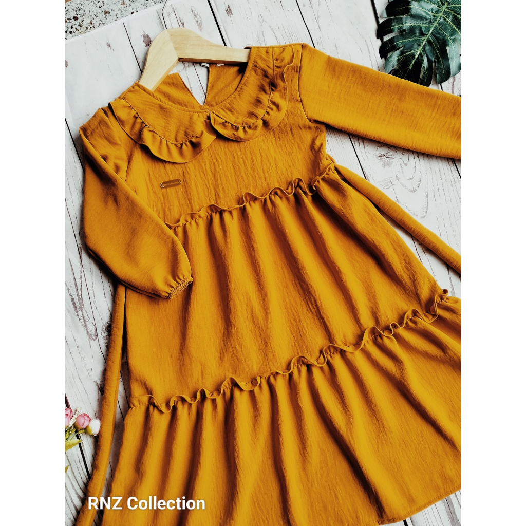 Gamis Anak Terbaru Crinkle Airflow Usia 1-9 Tahun//GAMIS ANNISA