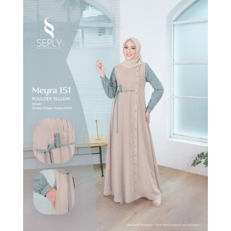 Seply Gamis Meyra 151 (Orchid, Boulder Yellow, Purple)