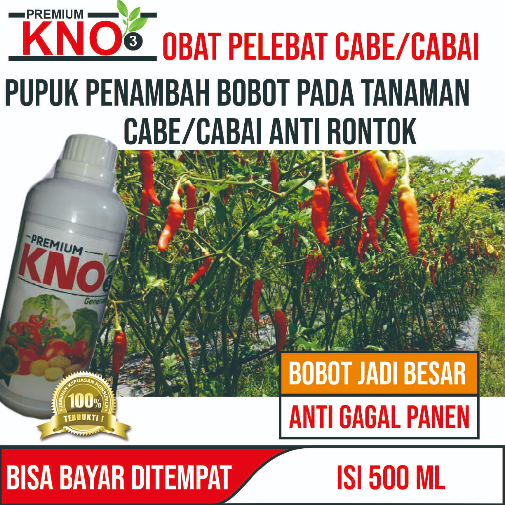 Pupuk Organik Cabe Booster Pelebat Cabai Serbuk Terbaik Agar Cepat Berbuah lebat dan besar Premium K