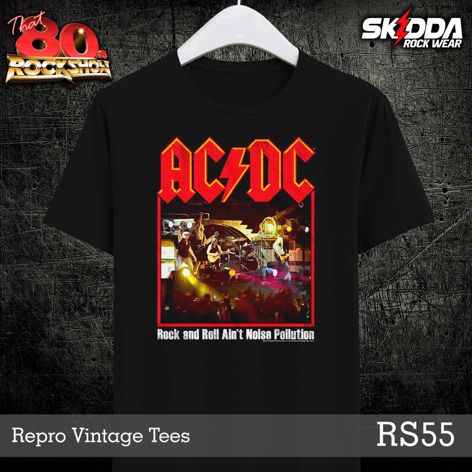 T Shirt Kaos Band Rock ACDC – AC DC – Premium Cotton Combed 24S