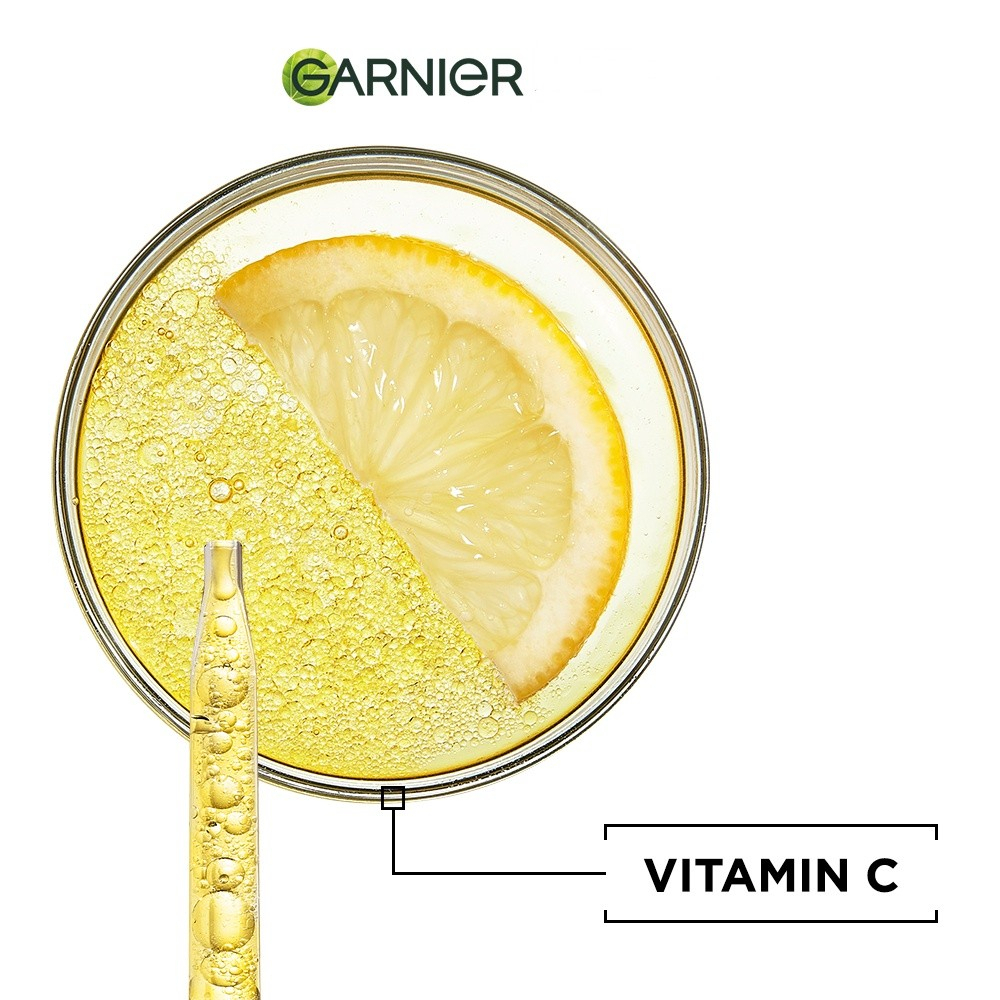 Garnier Serum Bright Complete Vitamin C 30x Booster Serum Single 30ml - Pemutih Kulit Mencerahkan Brightening Flek Hitam