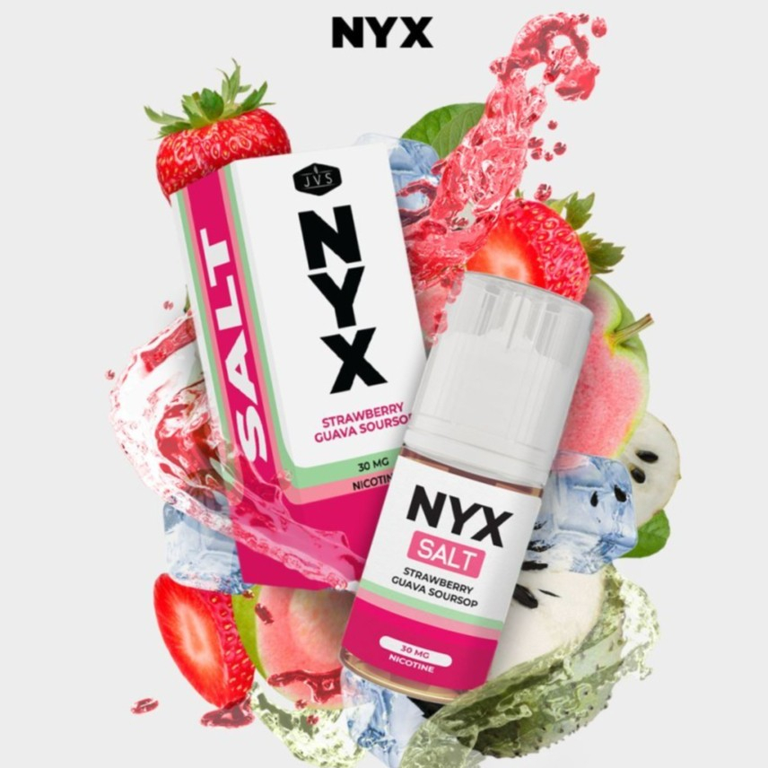 NYX SALT Strawberry Guava Soursop Salt Nic 30ML by JVS Labz