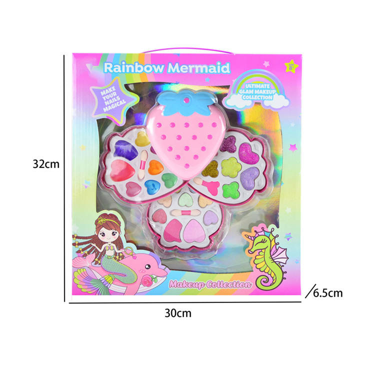 Mainan Kosmetik Anak Mainan Anak Set Mainan Anak-Anak Mainan Rias Putri Kecil Mainan Anak-Anak yang Dapat Dicuci