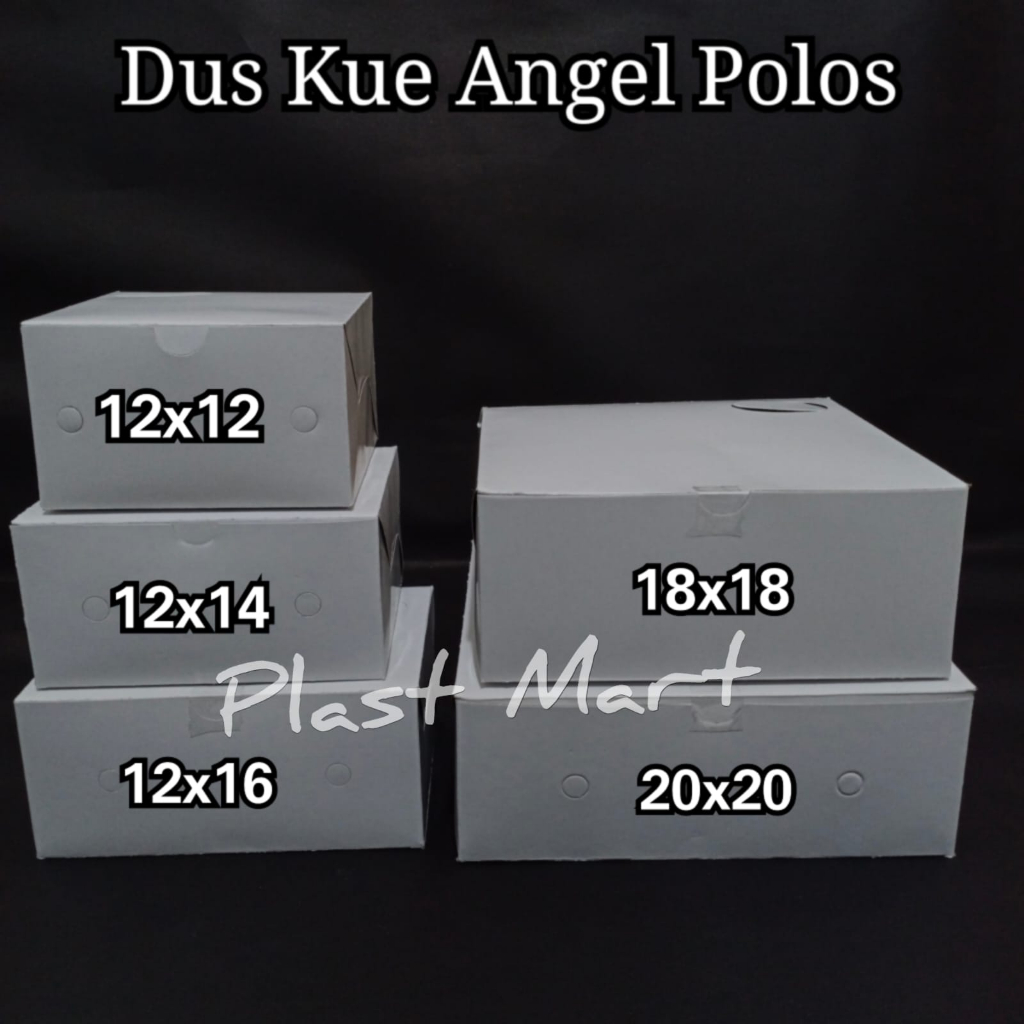 

Dus Kue GS ANGEL POLOS - Box Kue Makanan/Snack @100pcs