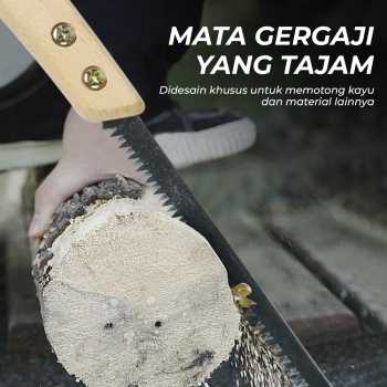 Gergaji Tangan Manual Jepang Woodworking Hand Saw / Geraji Gergaji Pemotong Kayu Dahan Ranting Pohon Tinggi Manual Super Tajam Kuat Ringan Multifungsi / Graji Geraji Gergaji Kayu Mimi Kecil Sederhana Manual Woodworking Hand Saw / Gergaji Pohon Genggam