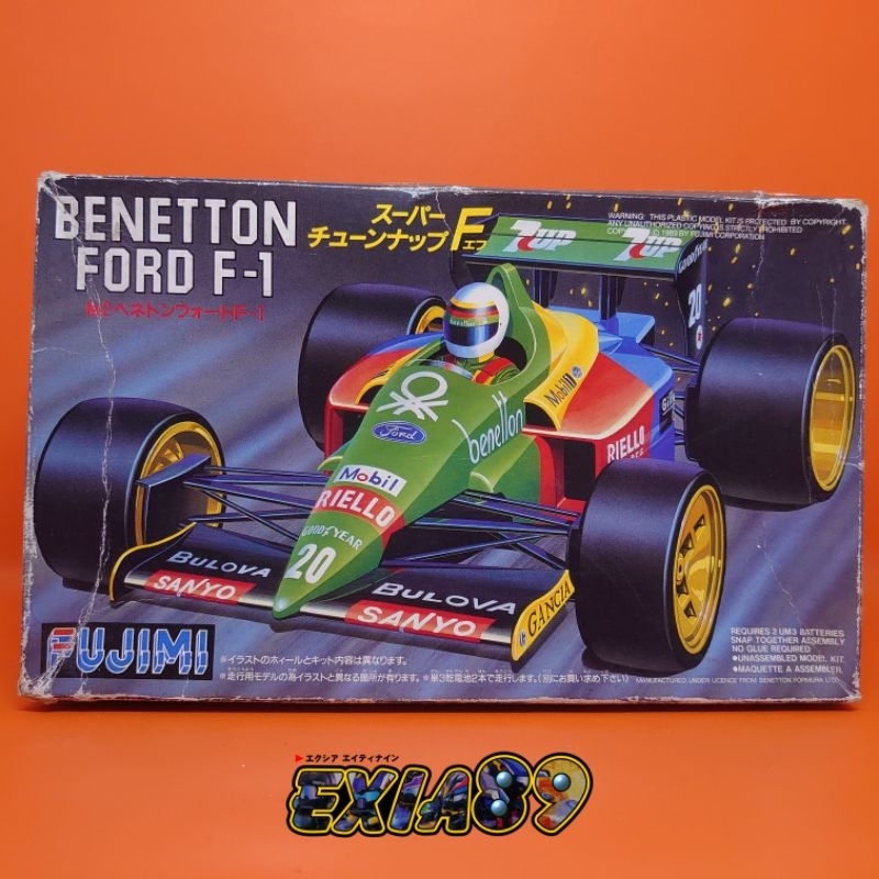 Fujimi Super Tune Up F Mini 4WD - No.2 Benetton Ford F-1