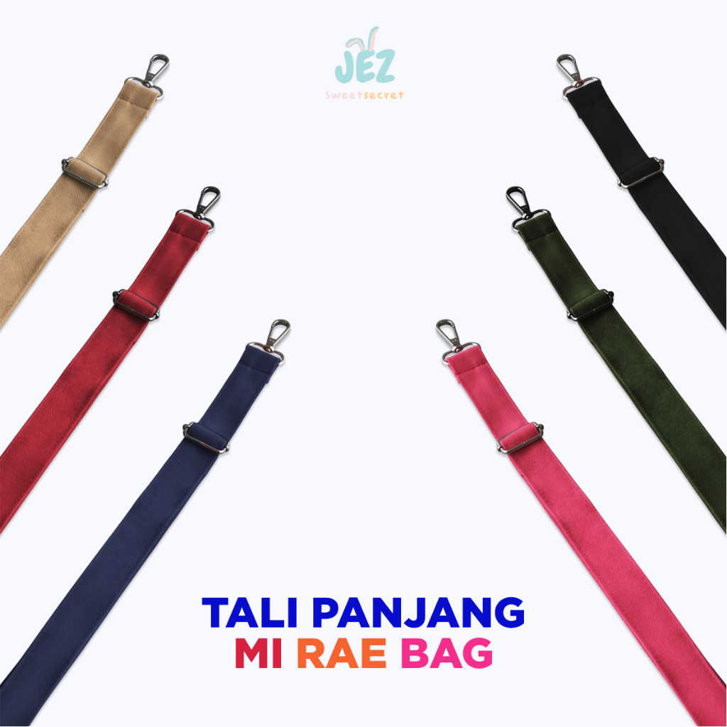 Tali Panjang Tas TEBAL Tali Tas Selempang Aksesoris Tas Shoulder Bag Adjustable Long Strap Sling Bag