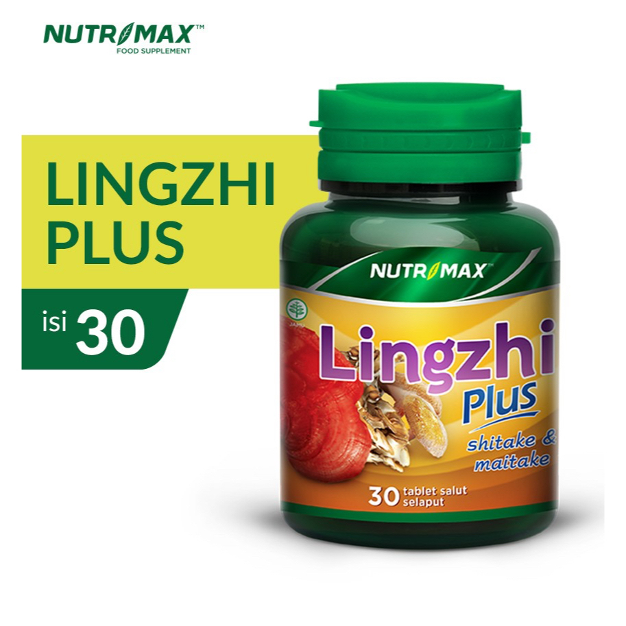 NUTRIMAX LINGZHI PLUS 30 NATURECAPS | Antioksidan, Anti Tumor dan Anti Kanker