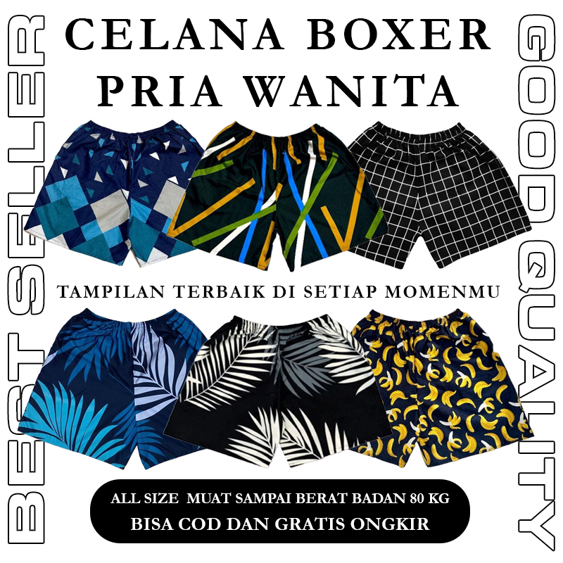 Celana Pendek Boxer Premium 01 | Boxer Motif Best Seller | Boxer Distro | Boxer Pantai | Celana Pria Dewasa | Celana Dalam Pria Boxer Distro Surfing Premium Pantai