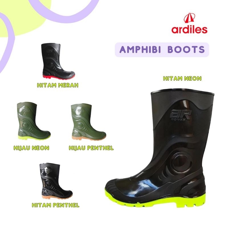 SEPATU BOOTS AIR ARDILES AMPHIBI TERBARU ORIGINAL MURAH TINGGI SEDANG 28CM