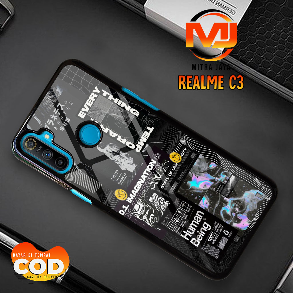 Case Realme C3 Terbaru - 02 - Mitra Jaya - Fashion Case Aesthetic Casing Hp Case Murah Softcase Hard