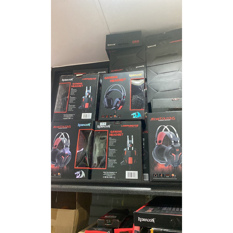 gaming headset redragon port usb reject kulit rusak