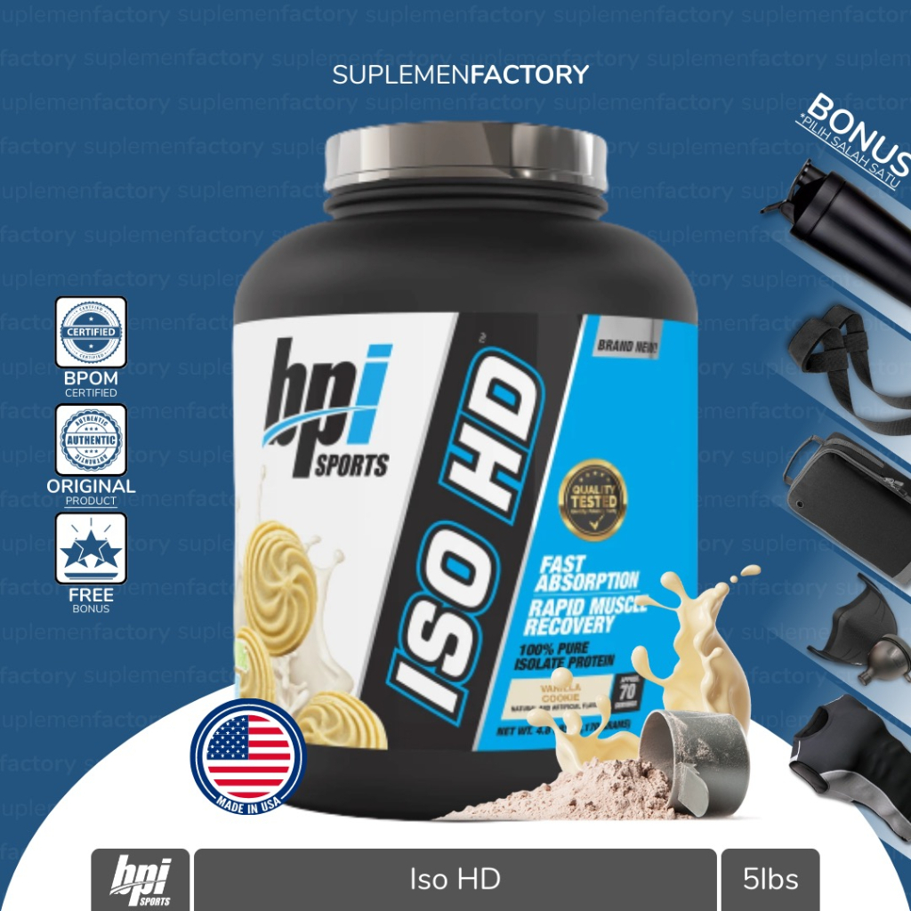 BPI Sports ISO HD 5 Lbs Whey Protein Isolate