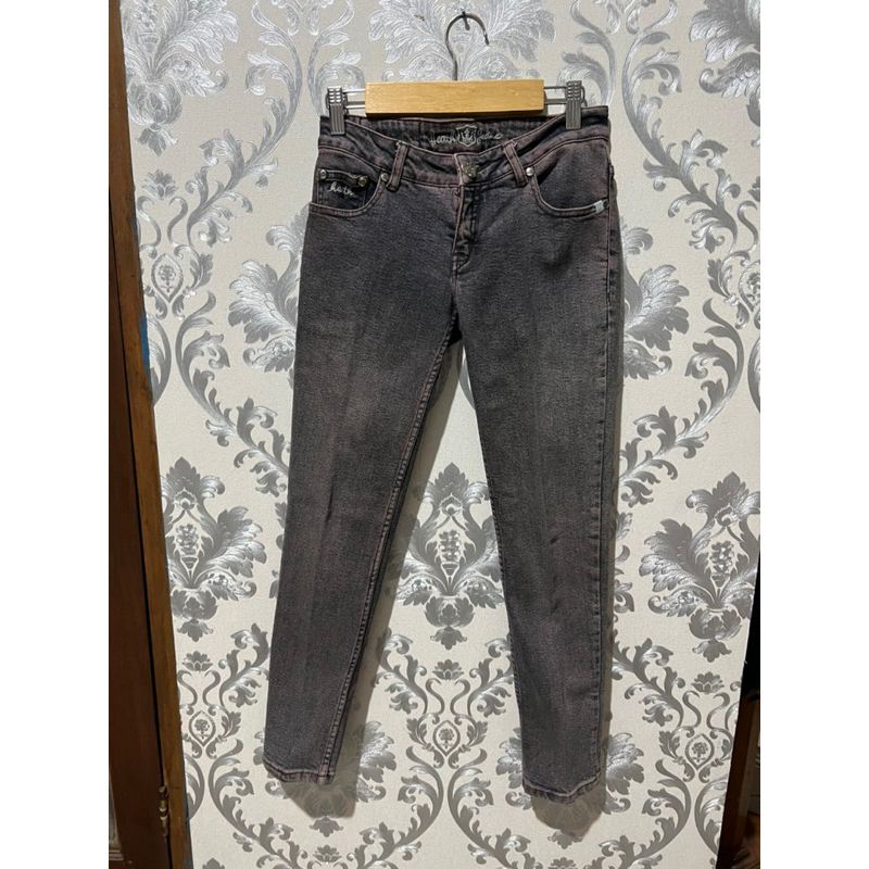 Heath Denim-celana jeans wanita/ celana jeans panjang wanita/ celana coklat wanita