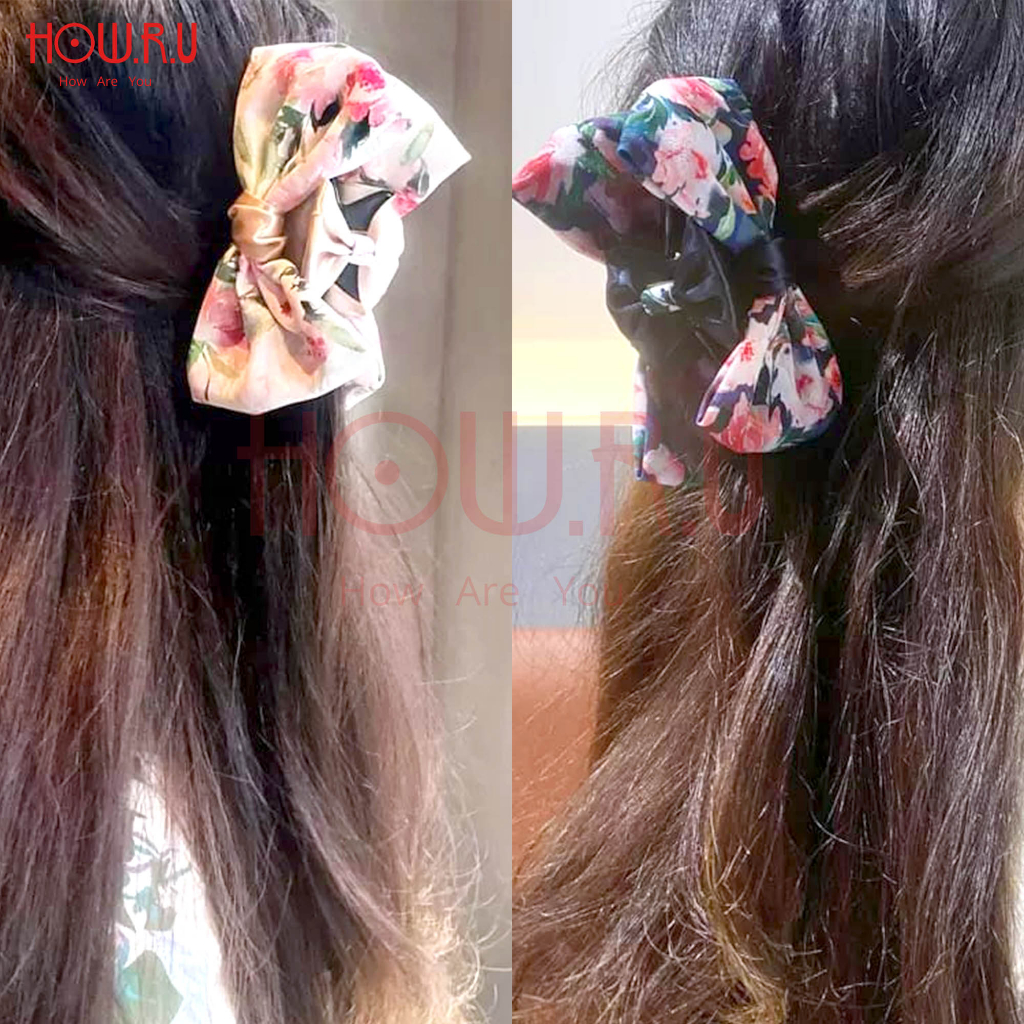 HOW.R.U | 13cm - Jepit Rambut Pita Jumbo Korean Style