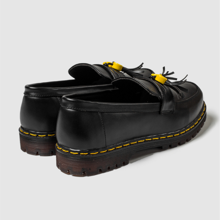 SMILE BLACK |ManNeedMe x ARF| Sepatu Loafers Pria Docmart Formal Shoes Pantofel Kantor / Kerja ORIGINAL