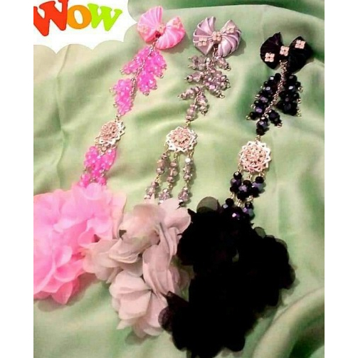 Bros Dagu Juntai | Bros Hijab | Bros Panjang | Bros Juntai Mote Bunga | Bros Peniti Jilbab