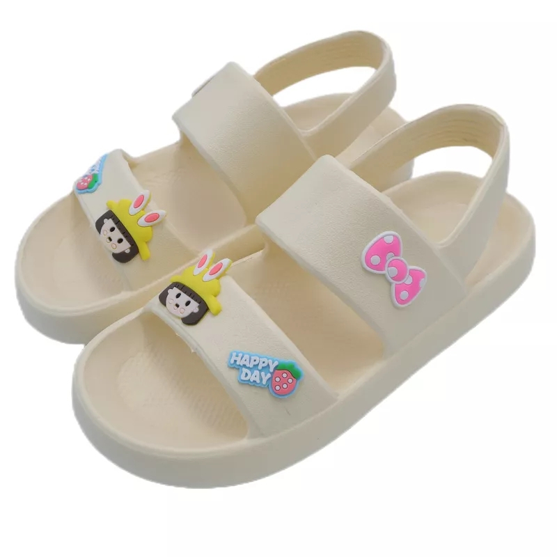 Sandal Gunung Wanita Lalisa Slip On Korea Karakter 3D Sendal Tali Belakang Wanita Korean Style Eva Anti Slip