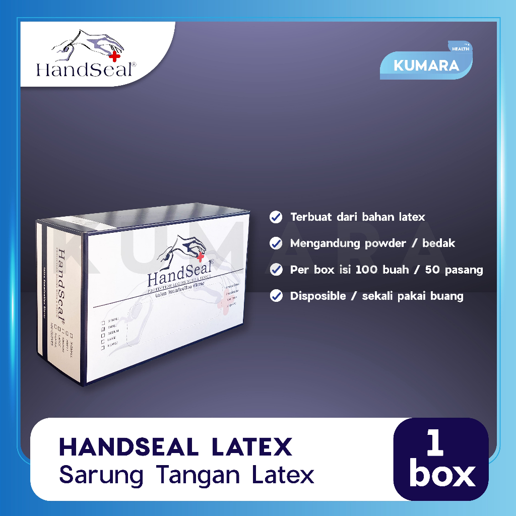 HANDSEAL - Sarung Tangan Latex Powdered