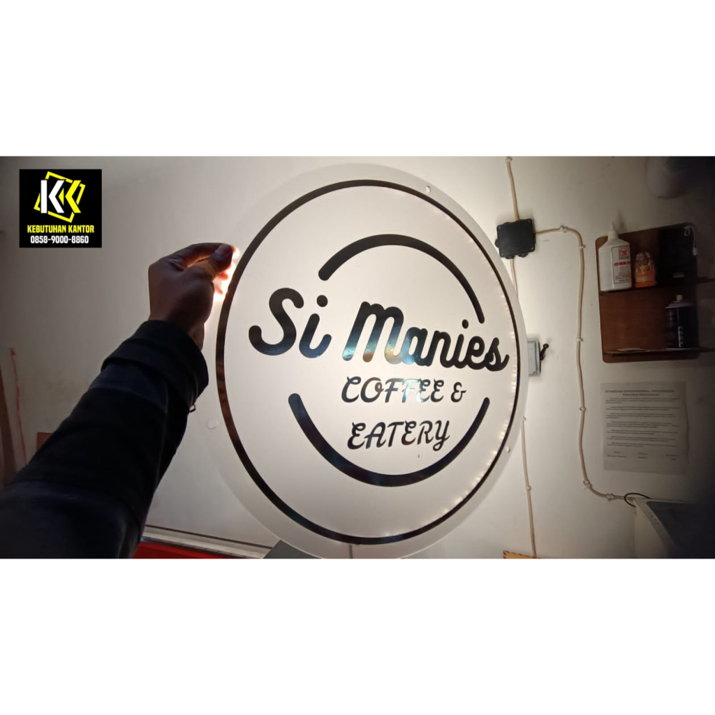 Jual Papan Nama Cafe Papan Nama Akrilik Led Papan Nama Custom Termurah