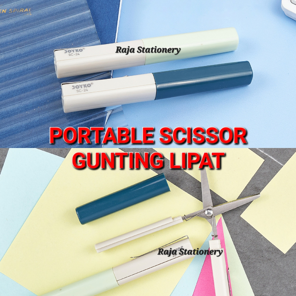 

Joyko PORTABLE SCISSOR / Gunting Lipat Kantong PORTABEL Mini SC-24