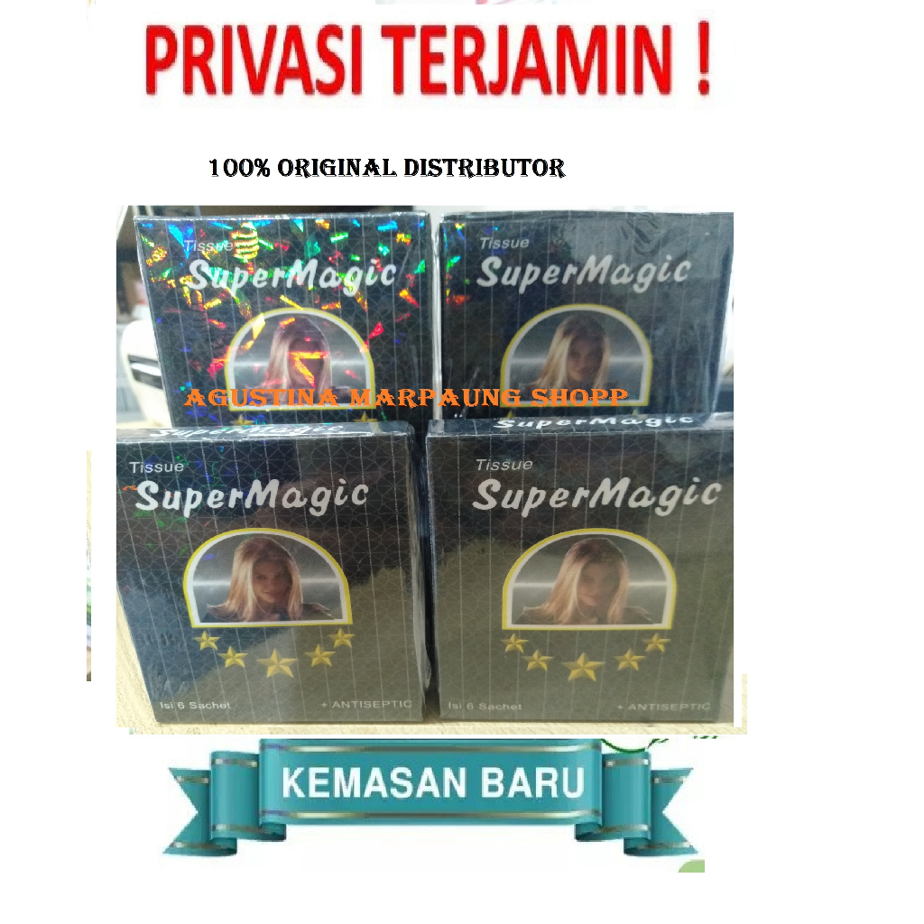 Tisu Magic Man Premium Original Tissue Super Magic Power Tissu