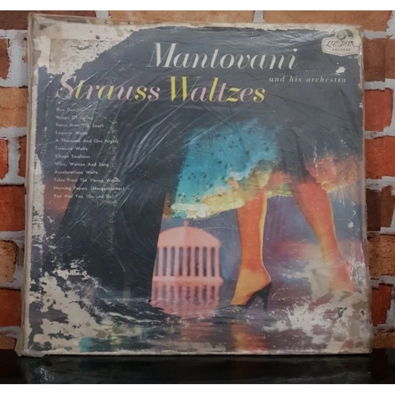 Vinyl Piringan Hitam 12 inch Mantovani-Strauss Waltzes