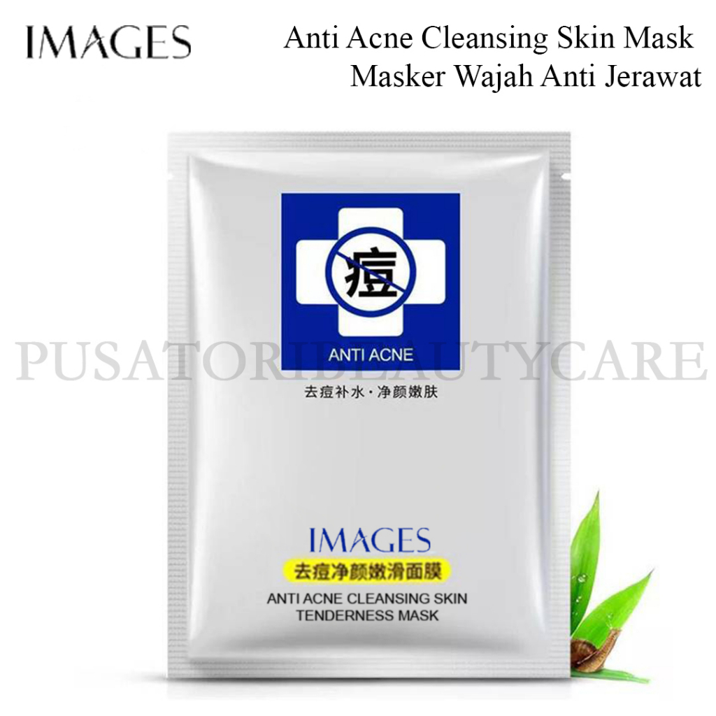 IMAGES Masker Anti Acne Cleansing Skin Mask  Masker Wajah Anti Jerawat