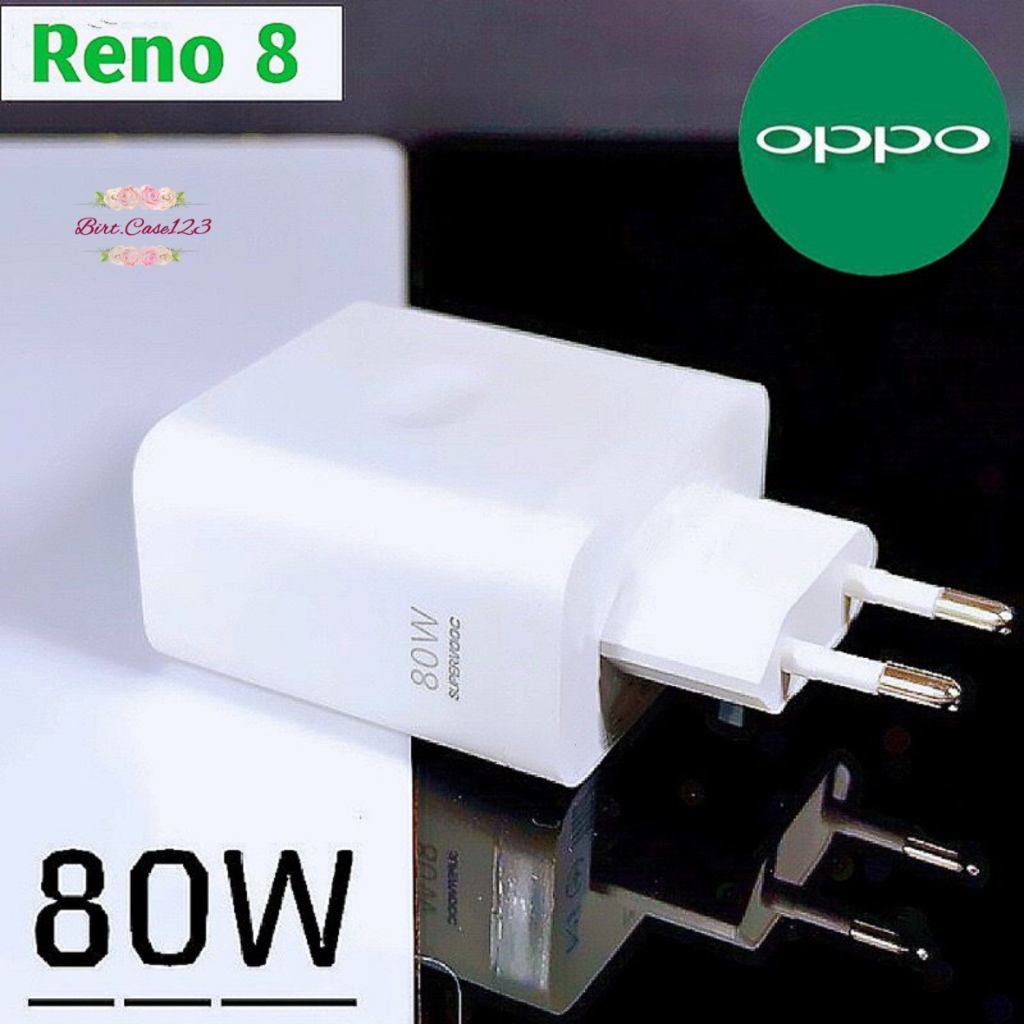 BATOK ADAPTOR ORIGINAL OPPO 80W SUPER VOOC &amp; VOOC PENGISIAN SUPER CEPAT OPPO RENO8 RENO 7 RENO 6 RENO 5 RENO 5F RENO 4 A77S A57 2022 A15 A16 A16E A17 A17K A5 2020 A9 2020 BC7932