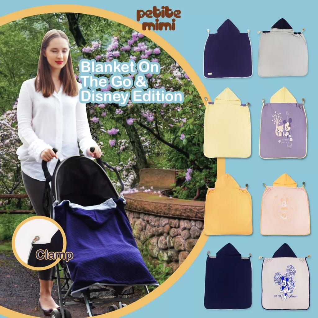 Petite Mimi Disney On The Go Blanket - Selimut Topi Multifungsi untuk Apron Menyusui (PM-BD)